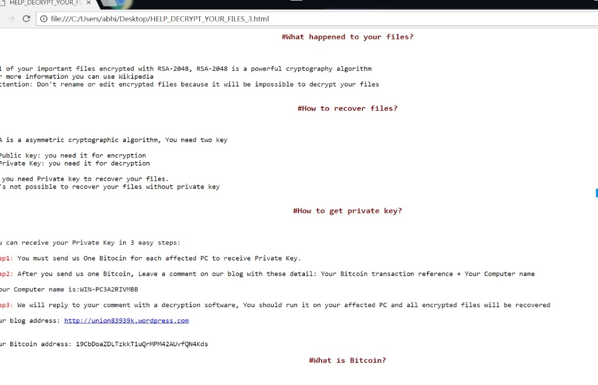 Technical Analysis of Samsam Ransomware.