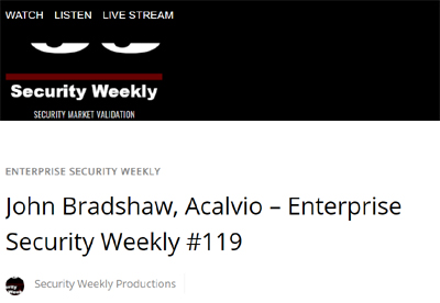 Cyber Deception on Enterprise Security Weekly Podcast