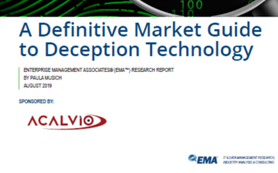 EMA Report – A Definitve Market Guide to Deception Technology